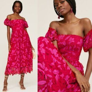 ML Monique Lhuillier Off the Shoulder Dress Size 16